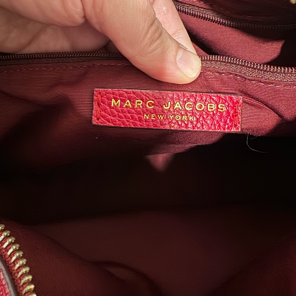 Marc Jacobs Red Leather Hobo Bag - Picture 6 of 13